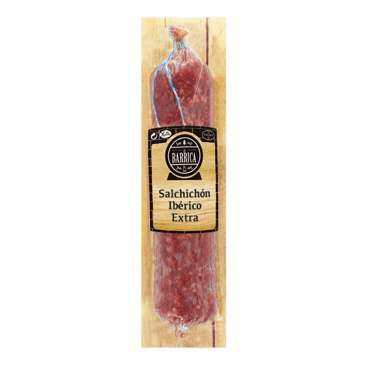 Extra Iberian Dry Sausage Velita - Salchichon Extra Iberico. La Barrica, 250g