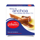 Anchois Cantabrique à l'Huile d'Olive 10% Ligne Bleue - Anchoa Cantábrica Arlequín, 120g