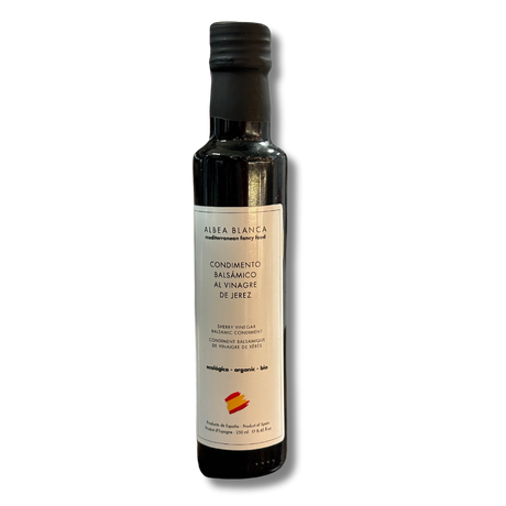 Albea Blanca organic sherry balsamic vinegar, 250 mL - Solfarmers