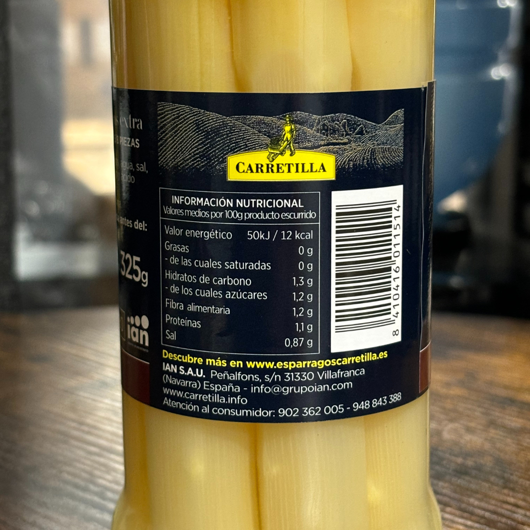 Carretilla Asperges Blanches, 540 g (5-7 unités)