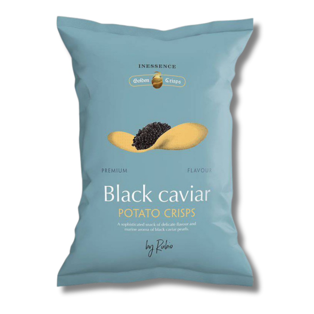 black caviar chips