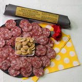 Spanish Dry Sausage with Manchego Cheese - Salchichon con Queso Manchego. Don Jose, Stick 225g