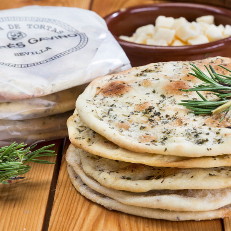 Tortas Biscuits au romarin et à l'huile d'olive, Andrés Gaviño