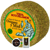 Sheep Milk Cheese covered with Honey and Oregano - Queso Oveja Miel Oregano. Vega Mancha, 250g