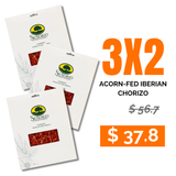 3x2 Pack - Acorn-Fed Iberian Chorizo, Señorio De Montanera