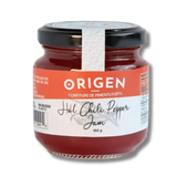 hot chili pepper jam bottle by origen