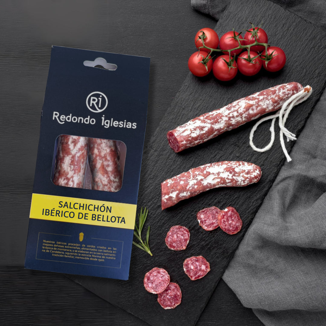 Salchichon Sarta nourri aux glands -Salchichón Bellota- Redondo Iglesias, 200gr