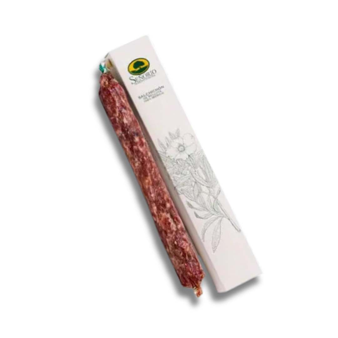 Iberian Acorn-Fed Salchichon Vela - Salchichon Ibérico de Bellota, Stick 250g