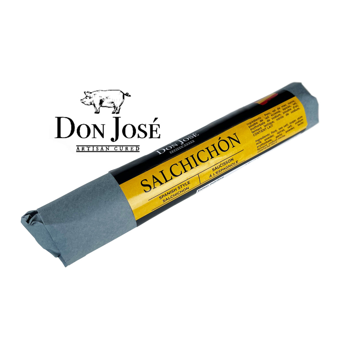 DON JOSÉ. Salchichon Espagnol - Salchichón Español, Stick 225gr